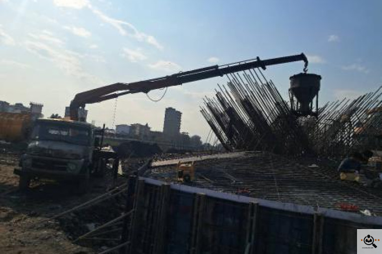 جرثقیل حامد در تنکابن 