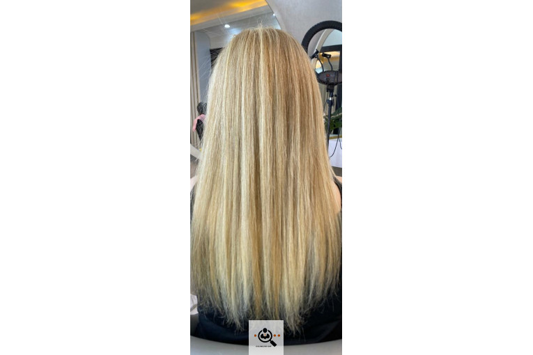 خدمات کراتین و احیا و رنگ و لایت مو مژگان رضایی در رشت