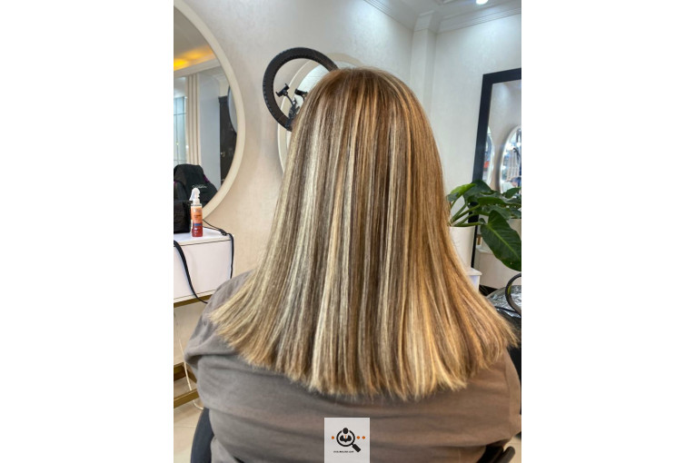 خدمات کراتین و احیا و رنگ و لایت مو مژگان رضایی در رشت