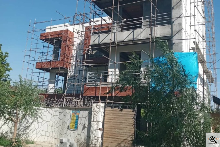 داربست فلزی در دماوند