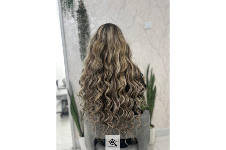 بهترین رنگ و لایت و کراتین فاطیما بادانی در باغستان شهریار