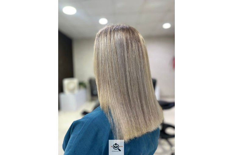 بهترین رنگ و لایت و کراتین فاطیما بادانی در باغستان شهریار