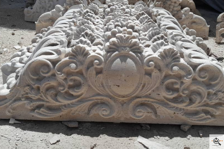 نرده سنگی و سنگ نما رومی در اصفهان