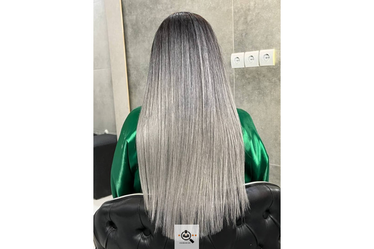 رنگ و کراتین مو معصومه باقری در مشهد