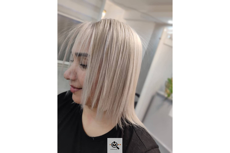 رنگ و کراتین مو معصومه باقری در مشهد