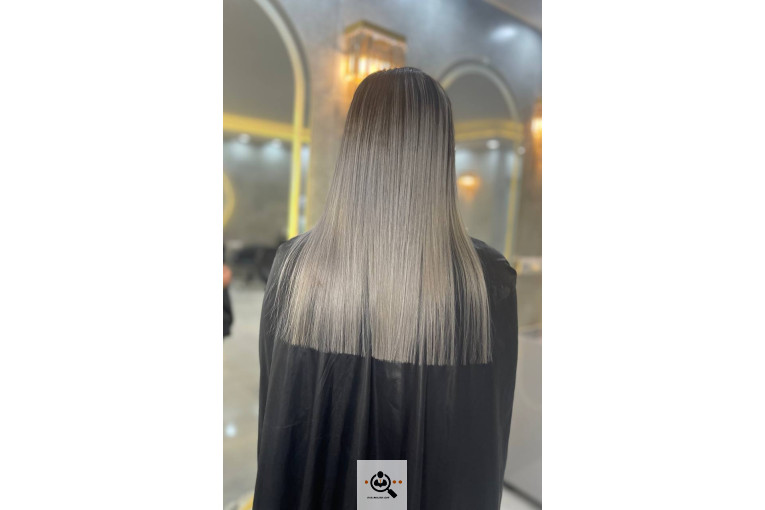 رنگ و کراتین مو معصومه باقری در مشهد