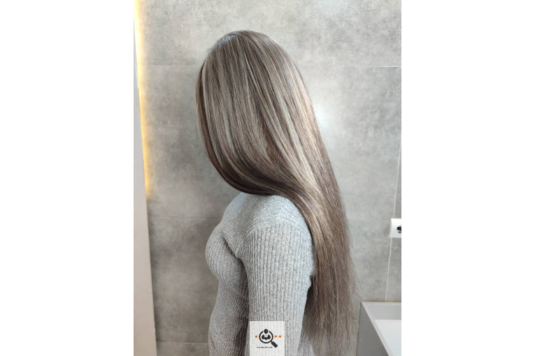 رنگ و کراتین مو معصومه باقری در مشهد