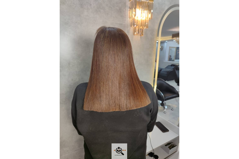 رنگ و کراتین مو معصومه باقری در مشهد
