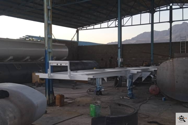 کارگاه تانکرسازی شرکت راهبران صنعت در کرمانشاه