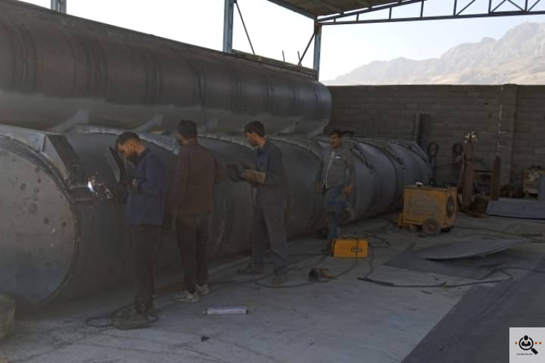 کارگاه تانکرسازی شرکت راهبران صنعت در کرمانشاه