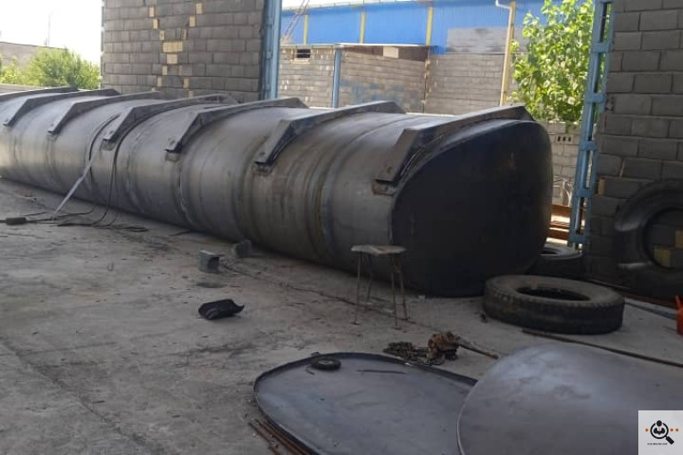 کارگاه تانکرسازی شرکت راهبران صنعت در کرمانشاه