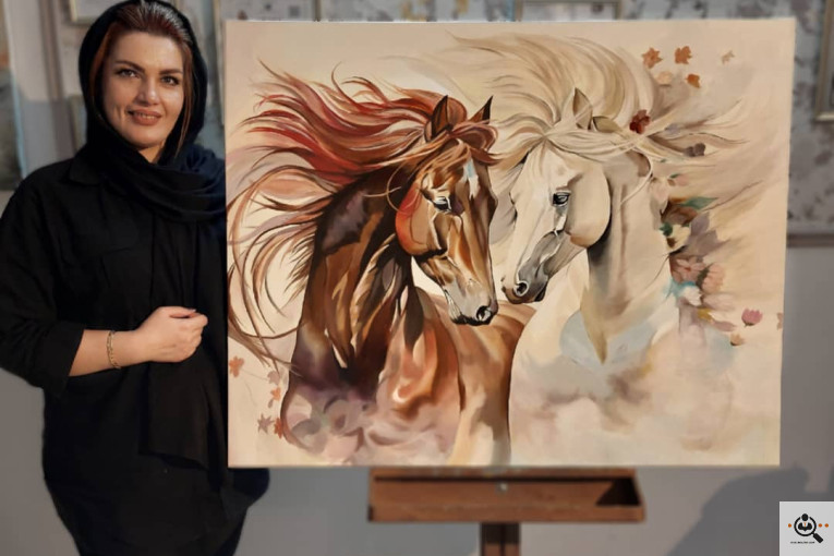 آموزشگاه نقاشی درسا کاشانی در خیابان پیروزی مشهد