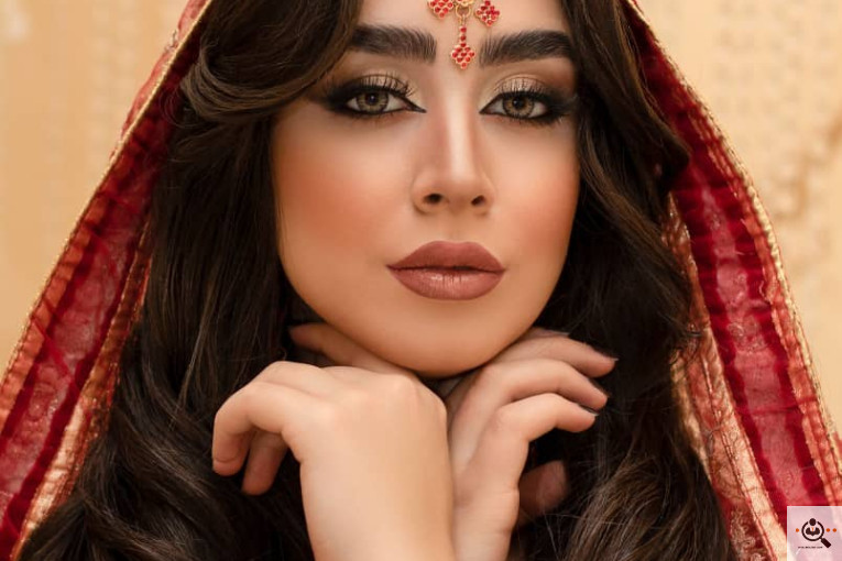 میکاپ و تتو حمیده پاکدل در مشهد