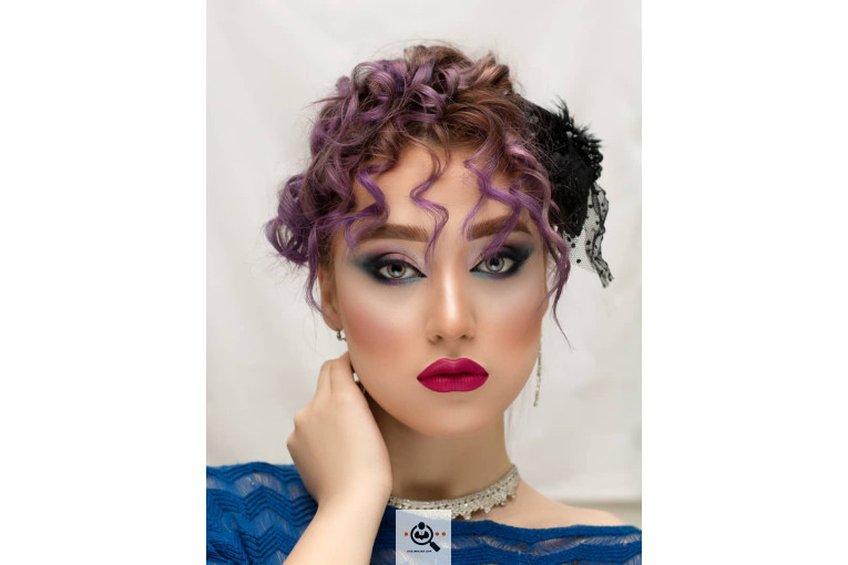 میکاپ و تتو حمیده پاکدل در مشهد