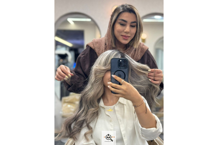 خدمات رنگ مو مریم پورقربان در تبریز