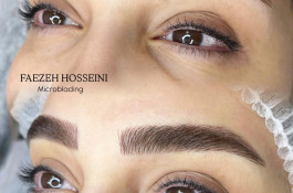 (فائزه حسینی) بهترین فیبروز ابرو و میکروبلیدینگ در همدان 09222495762
