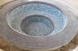 کاشی کاری اجرا استخر عطایی (Ulduz) در تهران