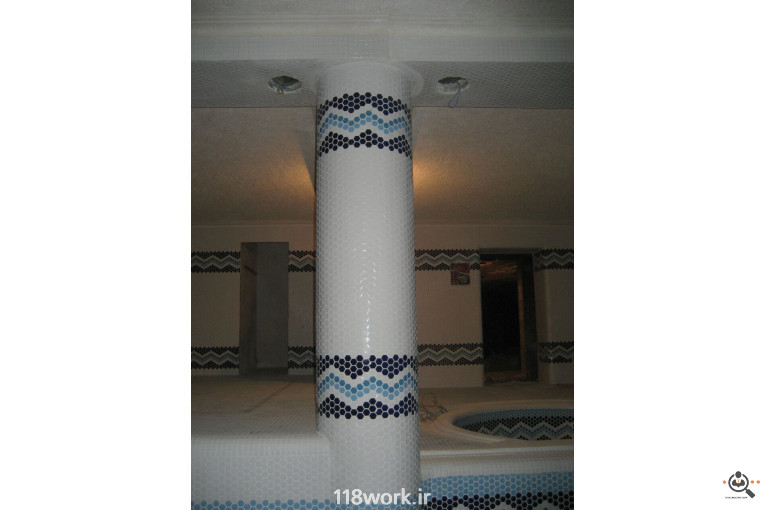 کاشی کاری اجرا استخر عطایی (Ulduz) در تهران