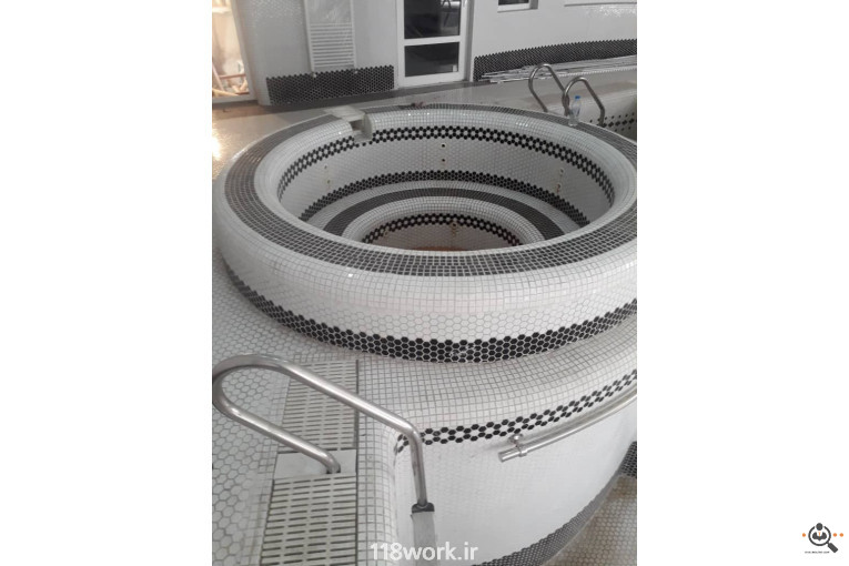 کاشی کاری اجرا استخر عطایی (Ulduz) در تهران