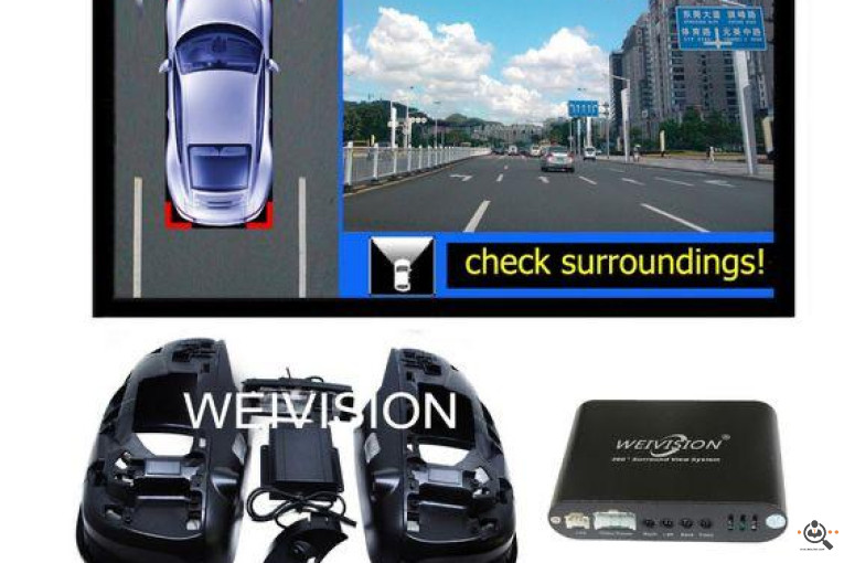 نصب دوربین سنسور عقب و دوربین ۳۶۰ درجه تویوتا در رشت