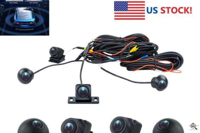 نصب دوربین سنسور عقب و دوربین ۳۶۰ درجه تویوتا در رشت