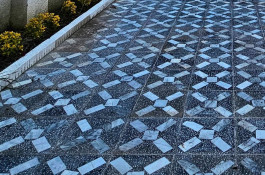 کارگاه تولید جدول و موزاییک در تنکابن